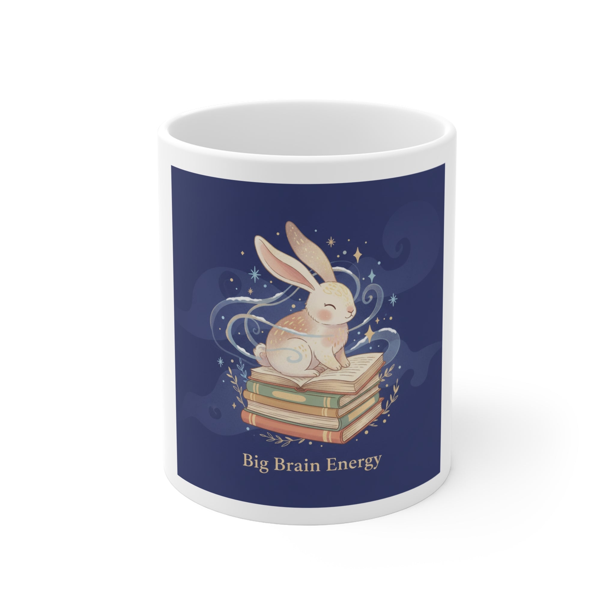 Big Brain Energy Rabbit Mug 11oz