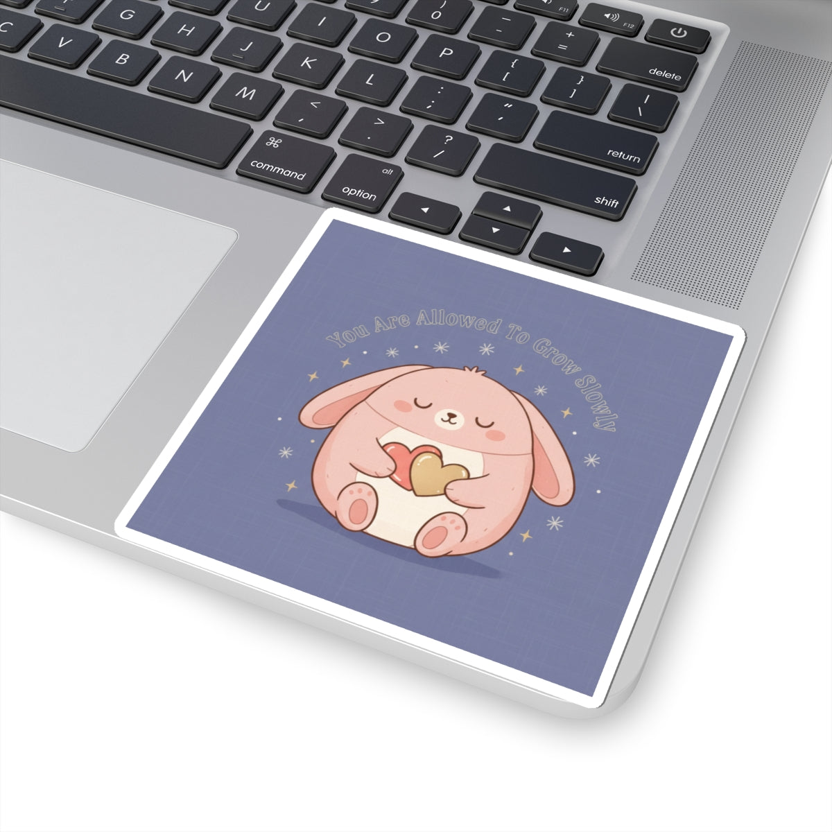 Rabbit Kiss-Cut Sticker – You Are Allowed to Grow Slowly