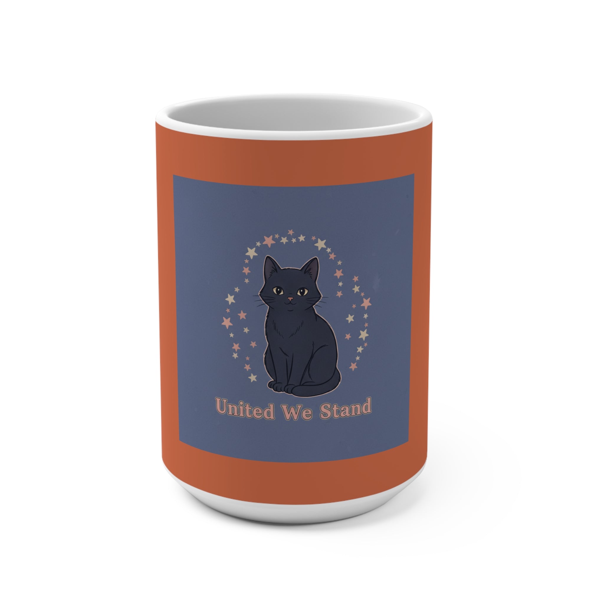 Black Cat Mug 15oz – United We Stand
