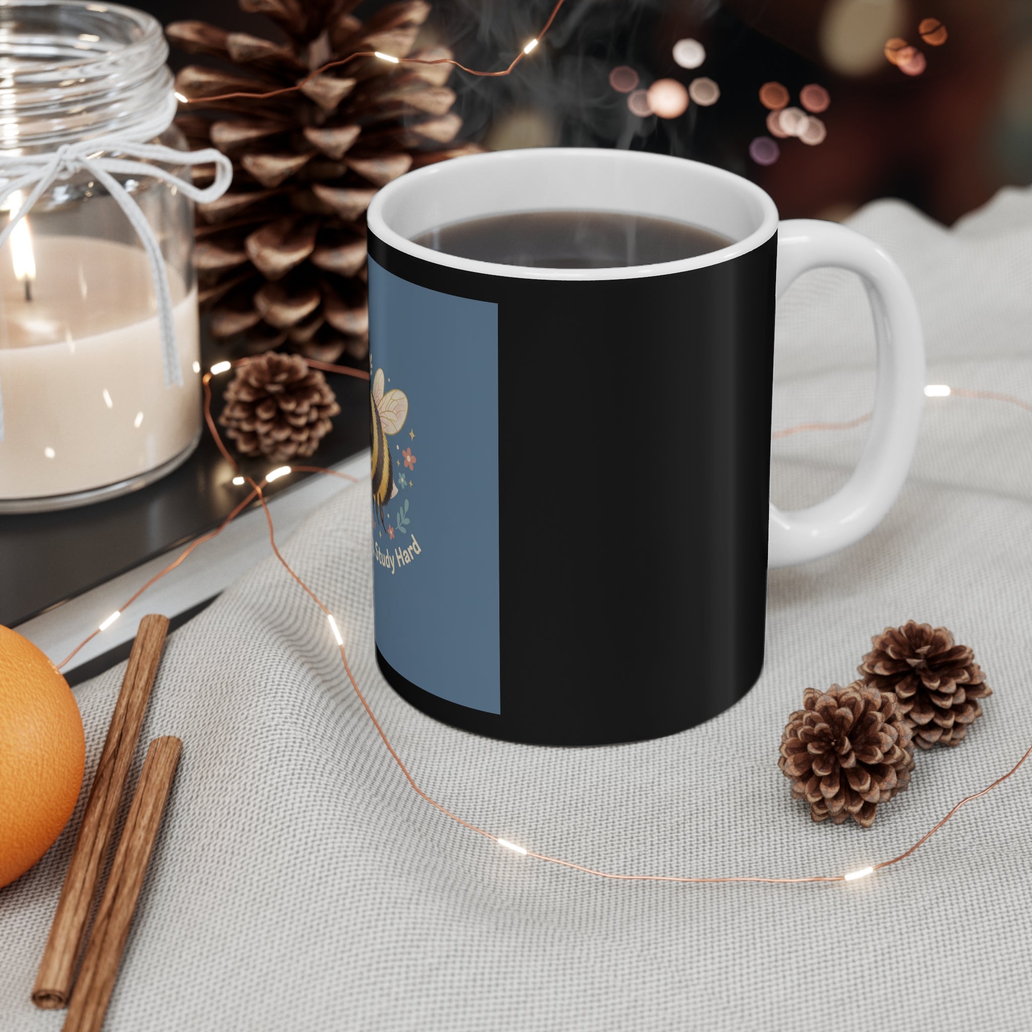 Bee Mug 11oz – Dream Big Study Hard