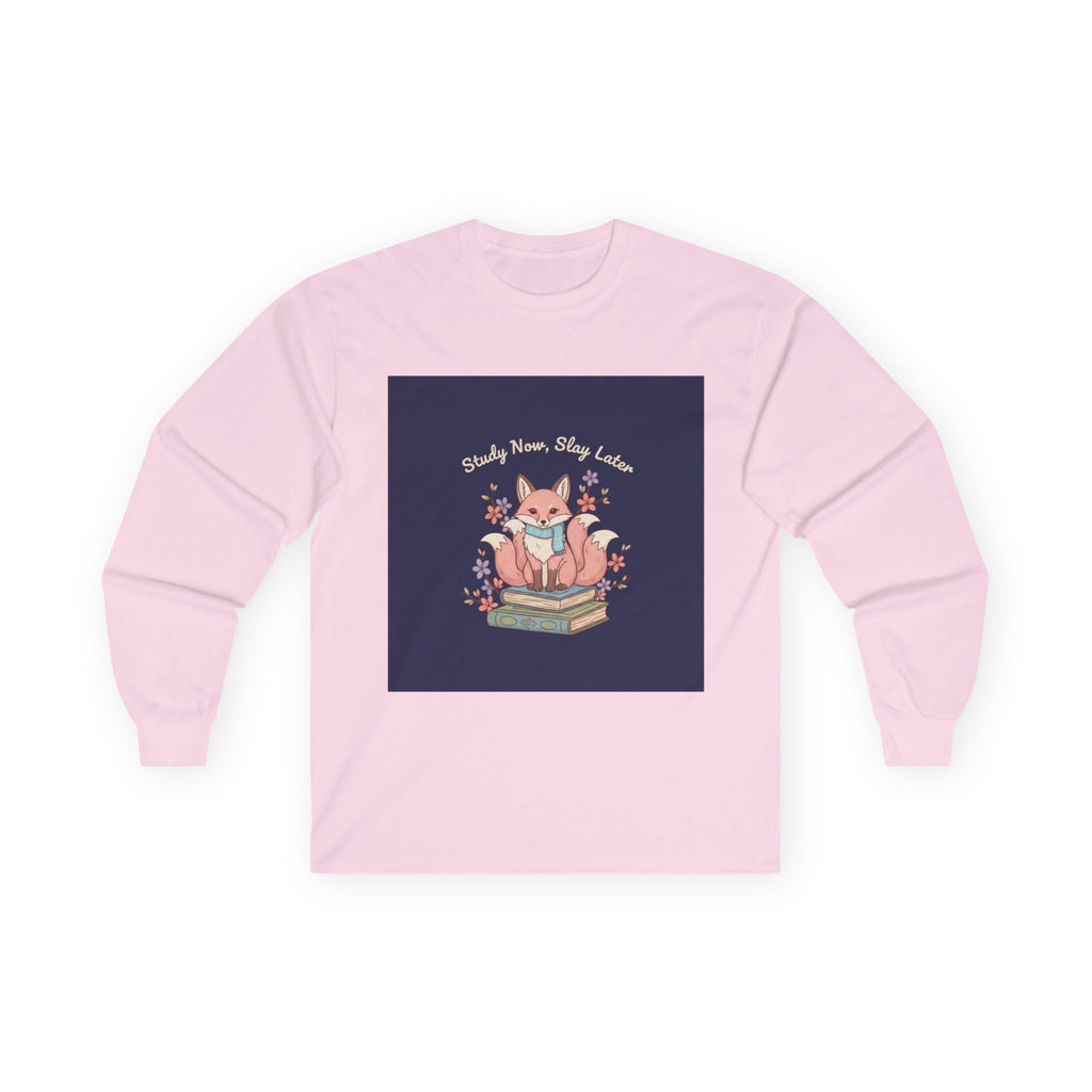 Kitsune Long Sleeve Tee – Study Now Slay Later