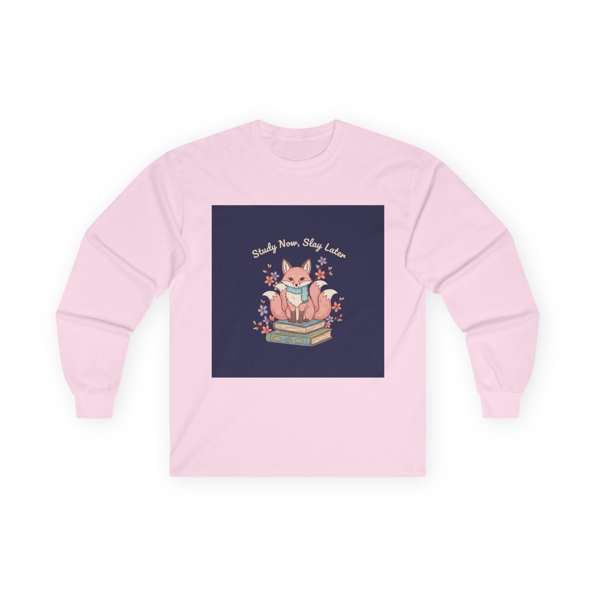 Kitsune Long Sleeve Tee – Study Now Slay Later