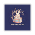Rabbit Kiss-Cut Sticker – Bloom at Your Own Pace