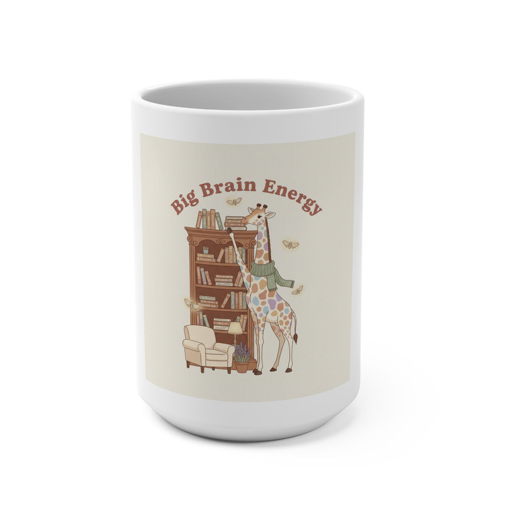 Big Brain Energy Giraffe Mug 15oz