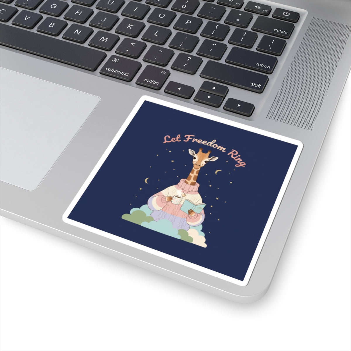 Giraffe Kiss-Cut Sticker – Let Freedom Ring