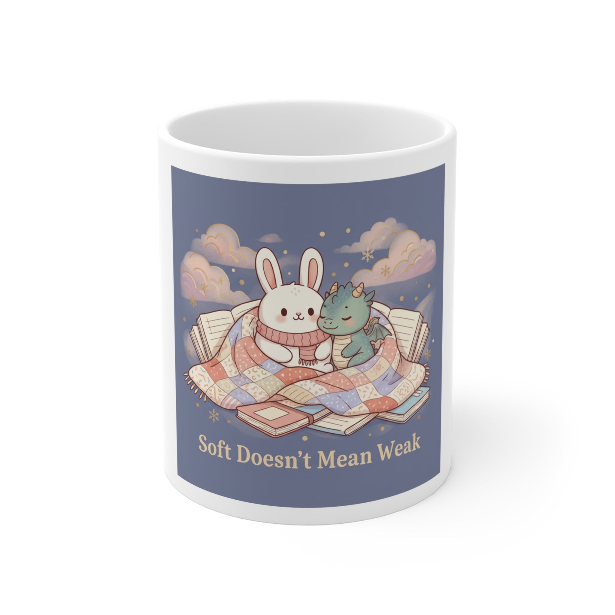 Bear Mug 11oz – Soft Doesnt Mean Weak