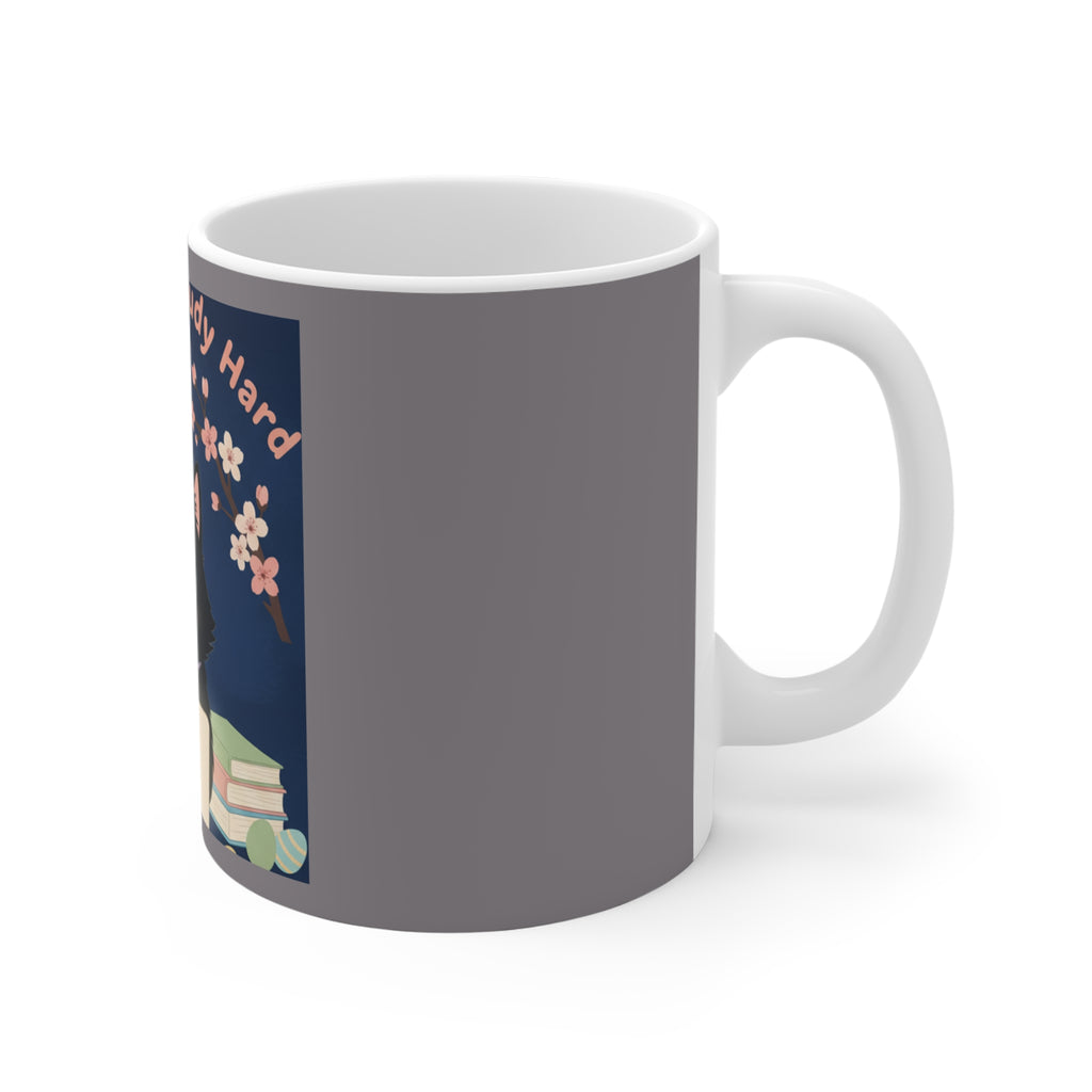 Black Cat Mug 11oz – Dream Big Study Hard