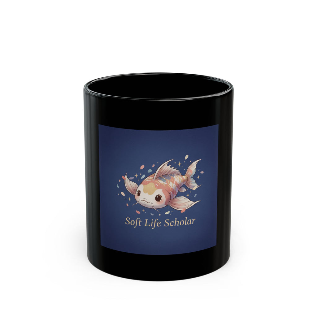 Bunny Black Mug 11oz – Soft Life Scholar