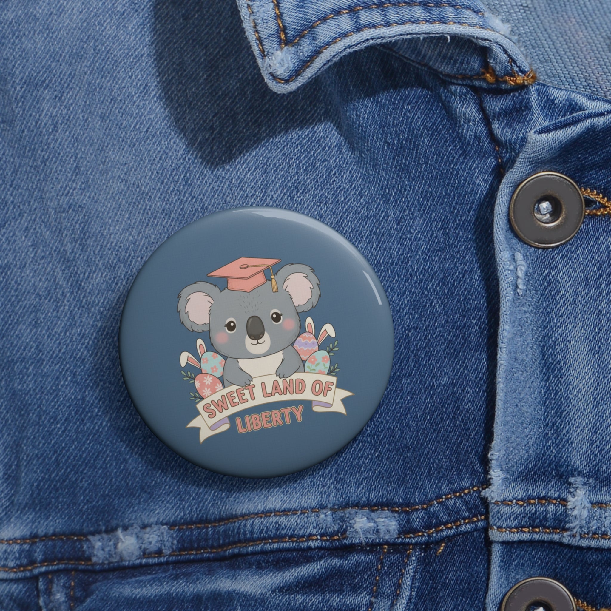 Koala Pin Button – Sweet Land of Liberty