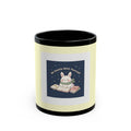 Rabbit Black Mug 11oz – Be Gentle With Yourself