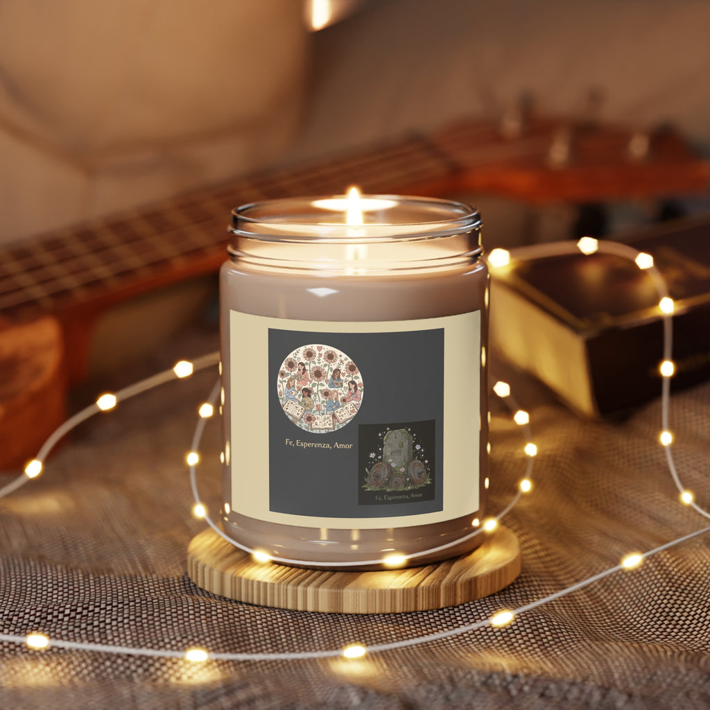 Fe, Esperanza, Amor Scented Candle