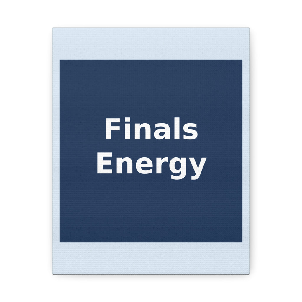 "Finals Energy" Black Cat Canvas | Trendy Gift for Her | Lifestyle | KayKay Classics
