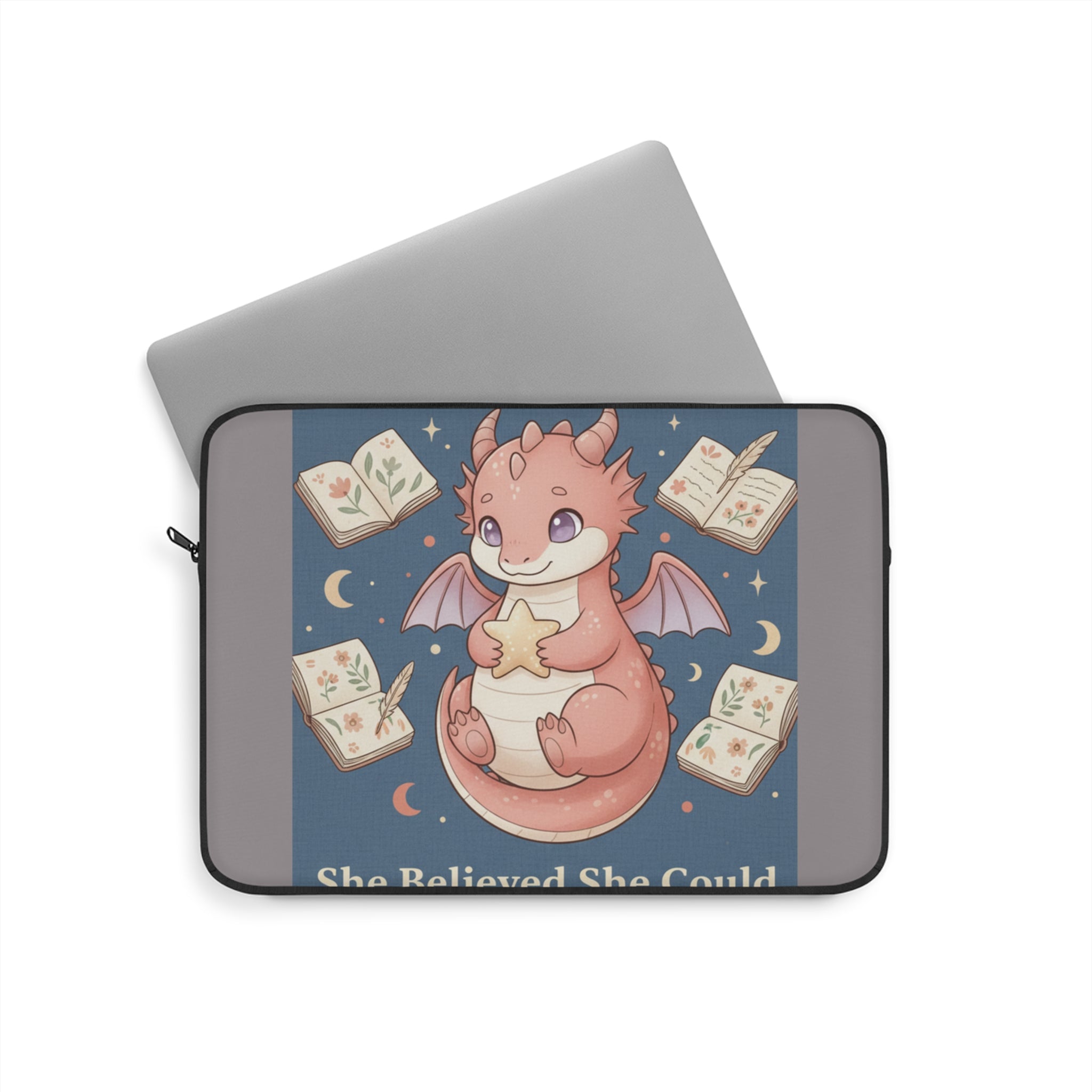 Dragon Laptop Sleeve – She Believed She Could