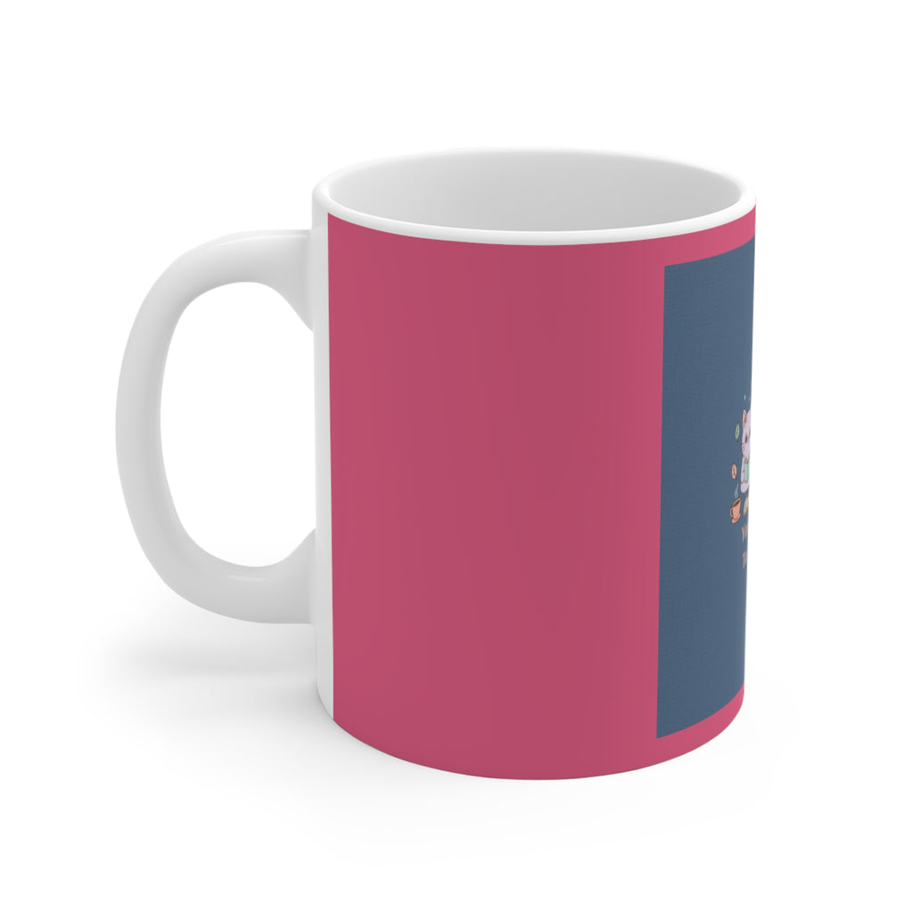 Cats With Glasses Mug 11oz – You Are Allowed to Grow Slowly
