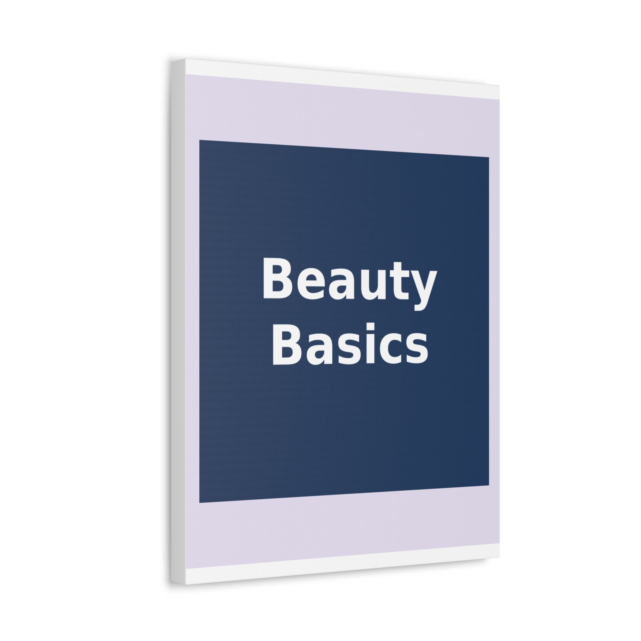 "Beauty Basics" Black Cat Canvas | College Girl Gift | Fashion | KayKay Classics