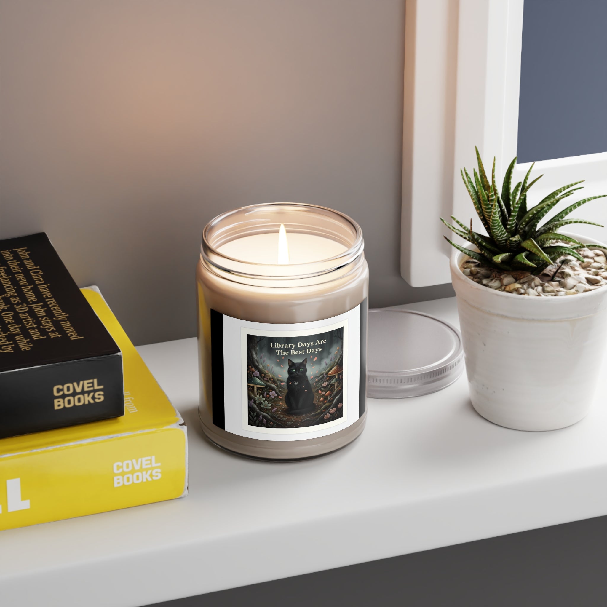 Cat Scented Candle – Library Days Are the Best Days