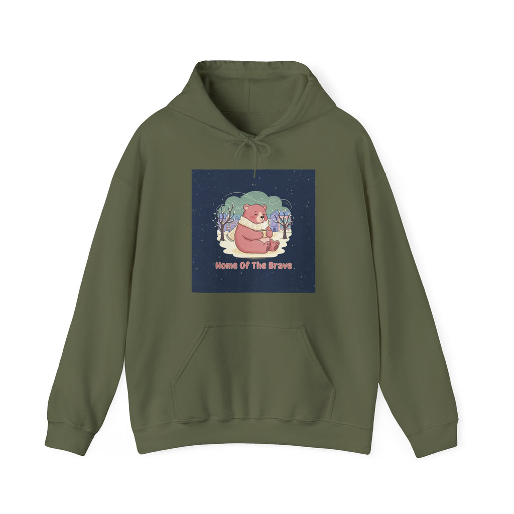 Bear Hoodie – Home of the Brave