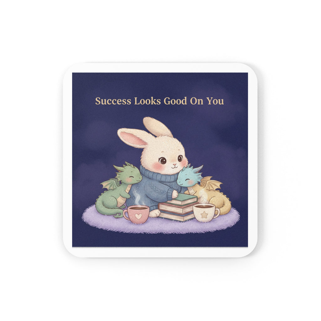 Bunny Cork Coaster – Success Looks Good on You