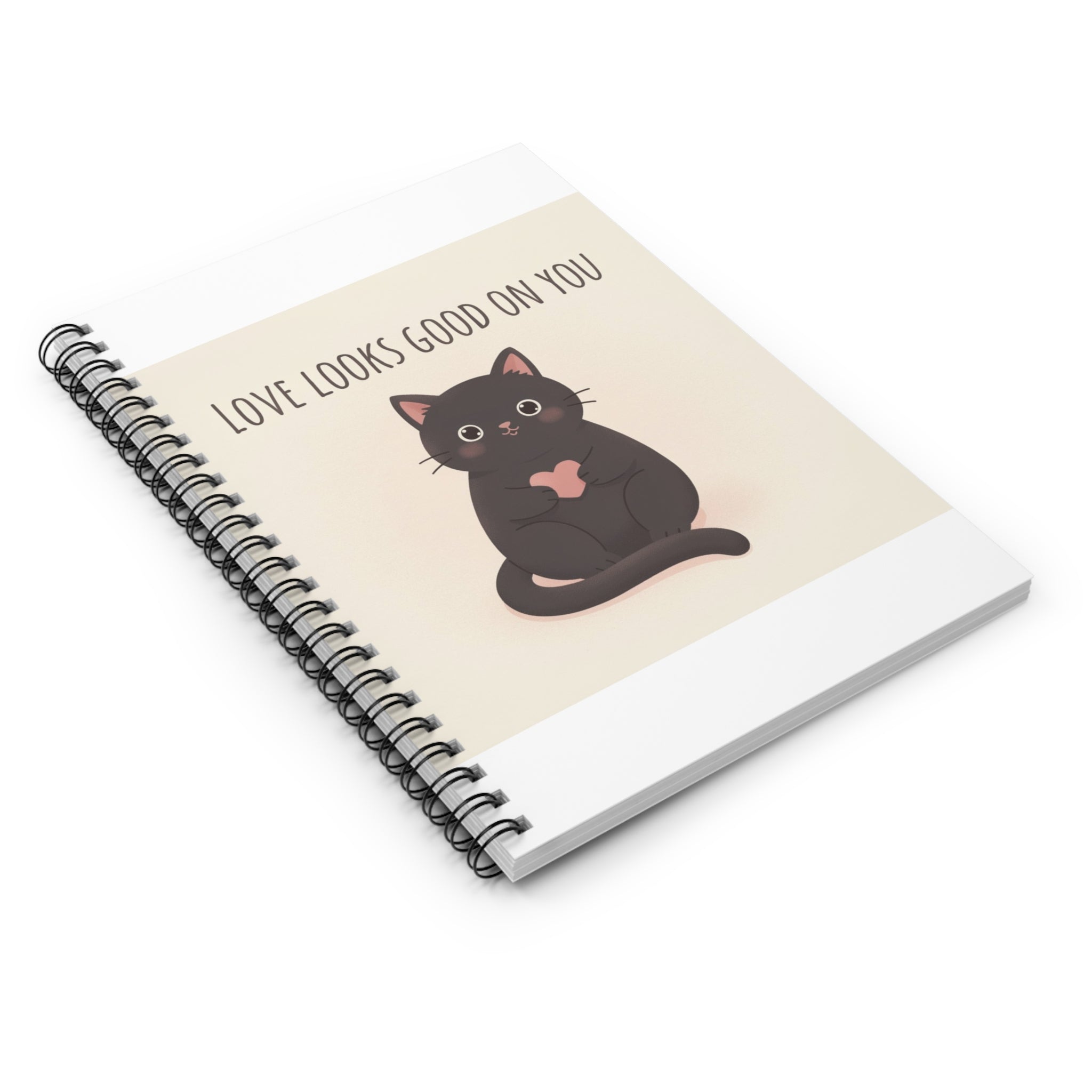 Love looks good on you Spiral Notebook