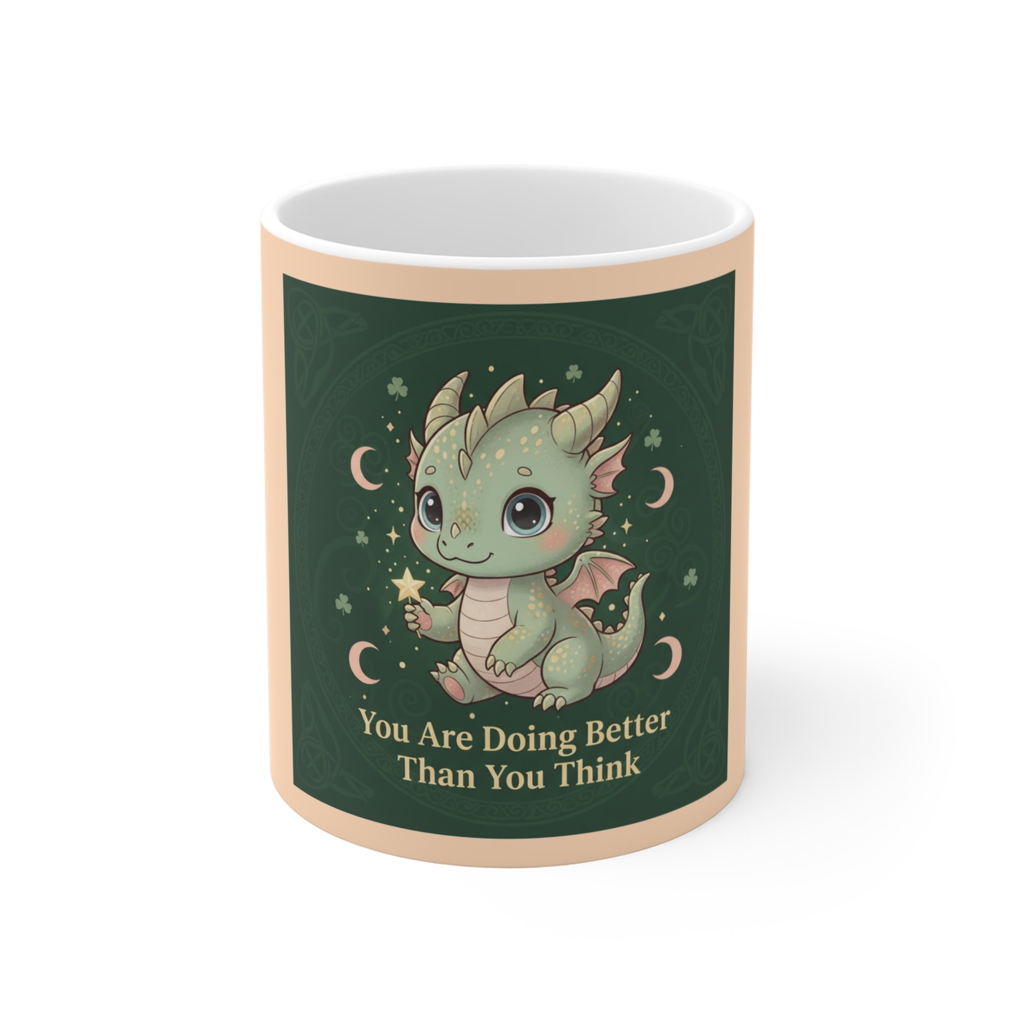 Dragon Mug 11oz – You Are Doing Better Than You Think