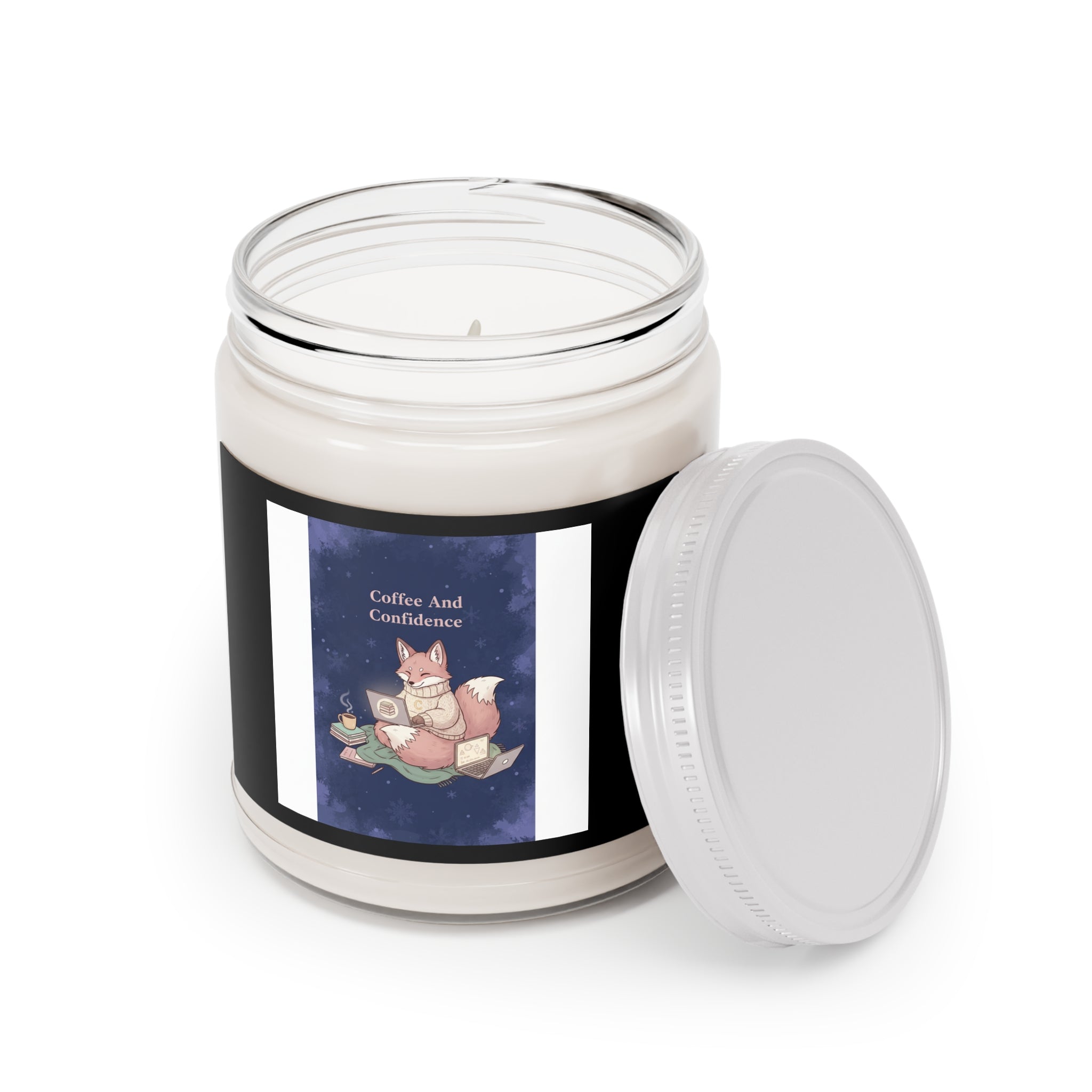 Kitsune Scented Candle – Coffee and Confidence