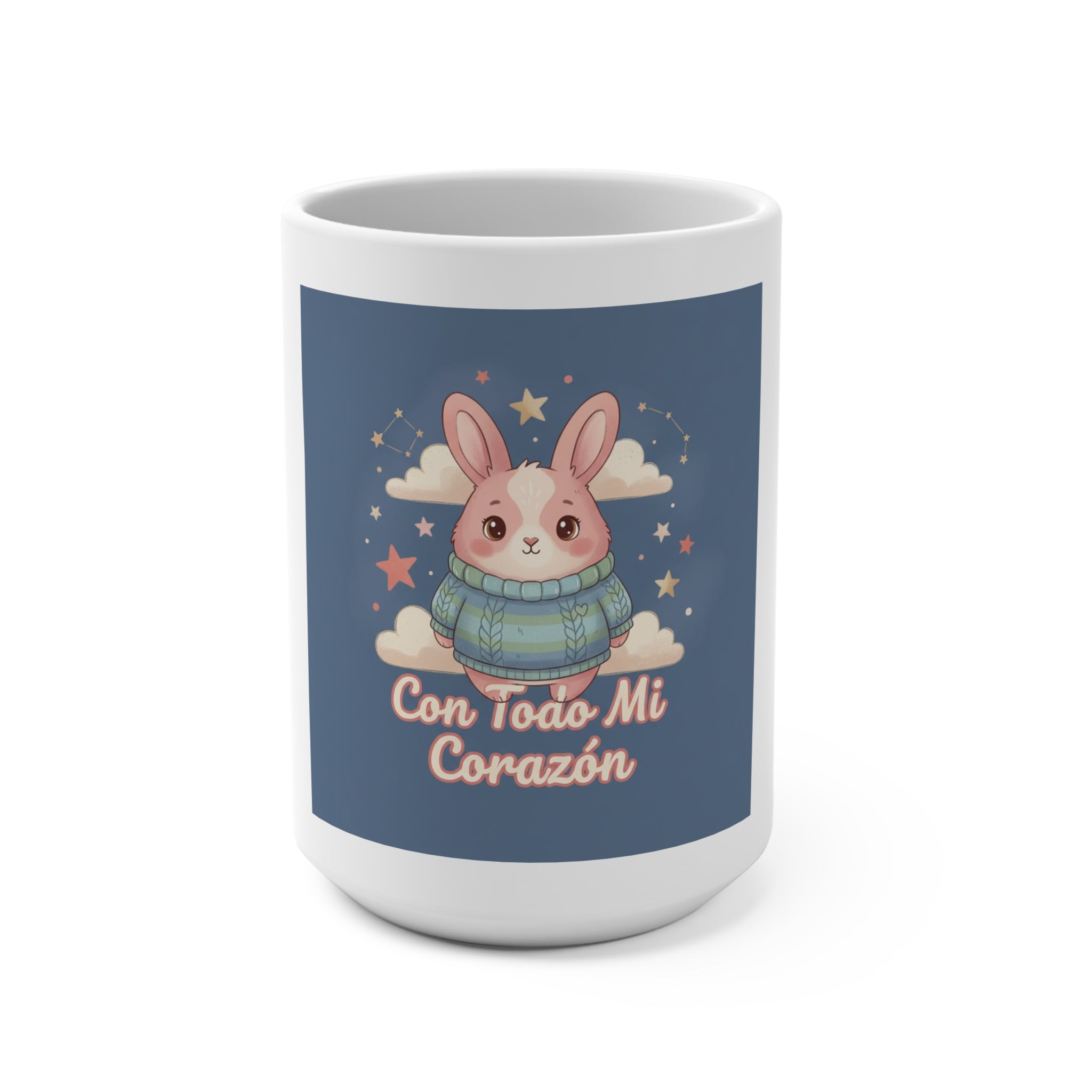 Bunny Mug 15oz – Con Todo Mi Corazn