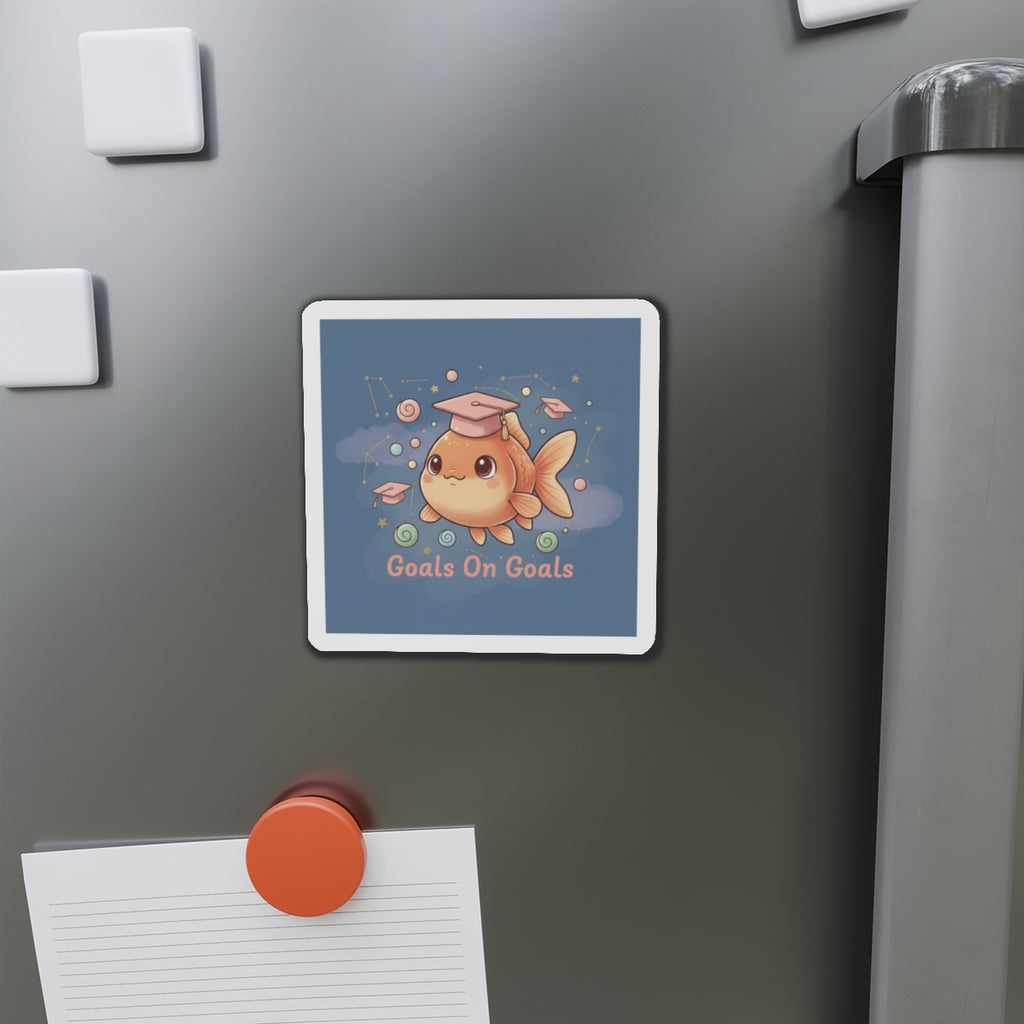 Goldfish Die-Cut Magnet – Goals on Goals
