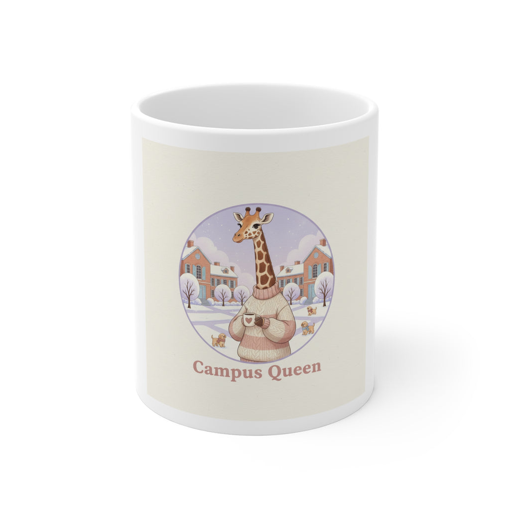 Campus Queen Giraffe Mug 11oz