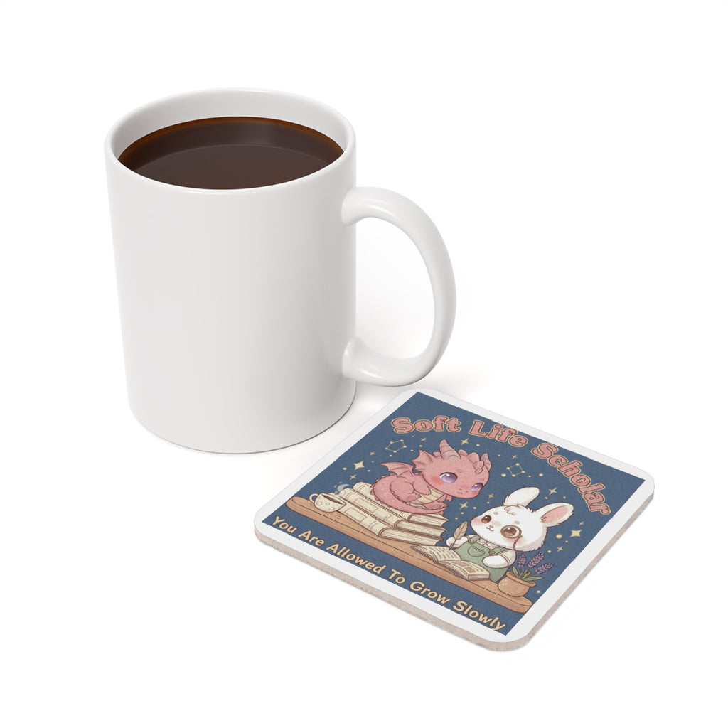 Dragon Cork Coaster – Soft Life Scholar You Are Allowed to Gro