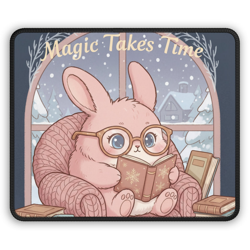 Bunny Mouse Pad – Magic Takes Time