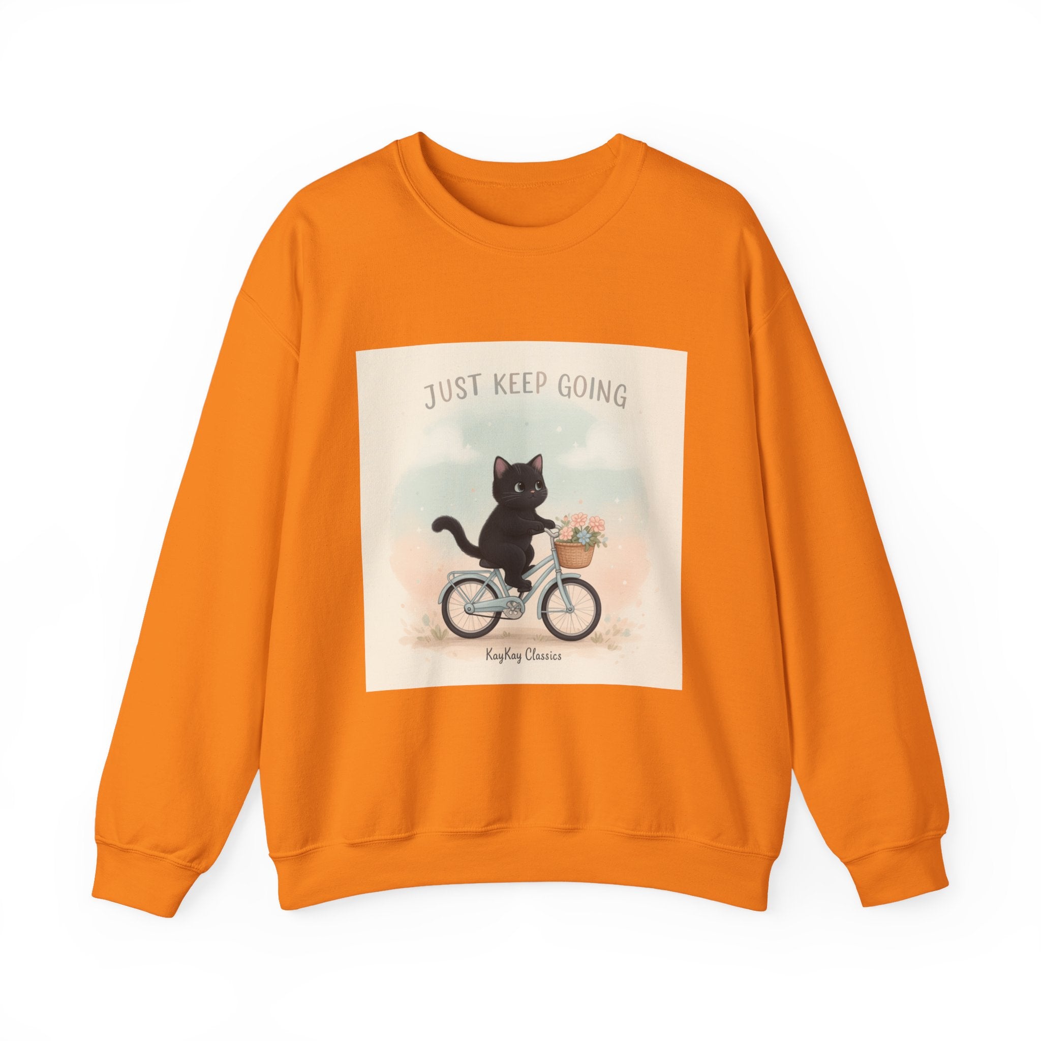 "Design" Black Cat Crewneck | College Girl Gift | Fashion | KayKay Classics