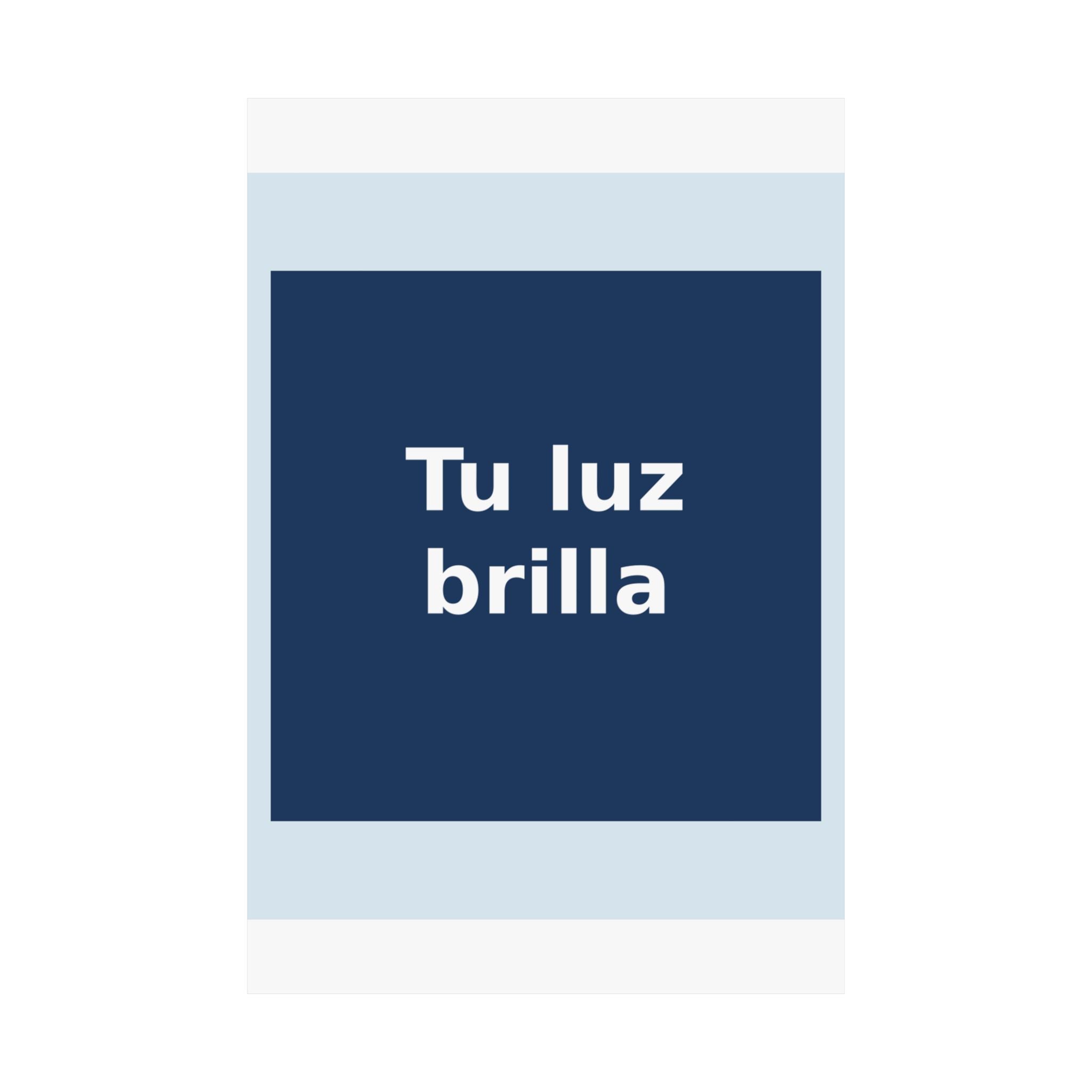 "Tu luz brilla" Black Cat Poster | Trendy Gift for Her | Lifestyle | KayKay Classics