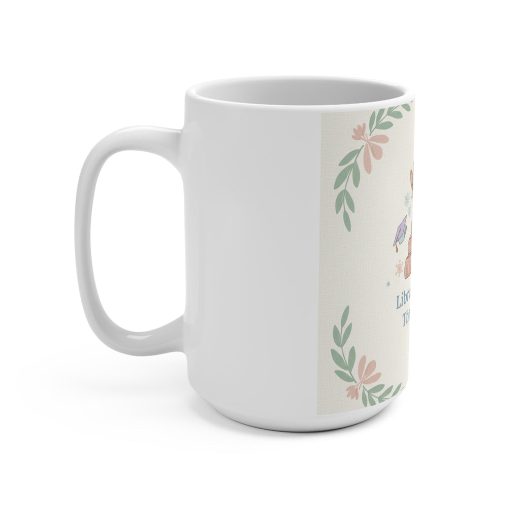 Library Days Are The Best Days Rabbits Mug 15oz