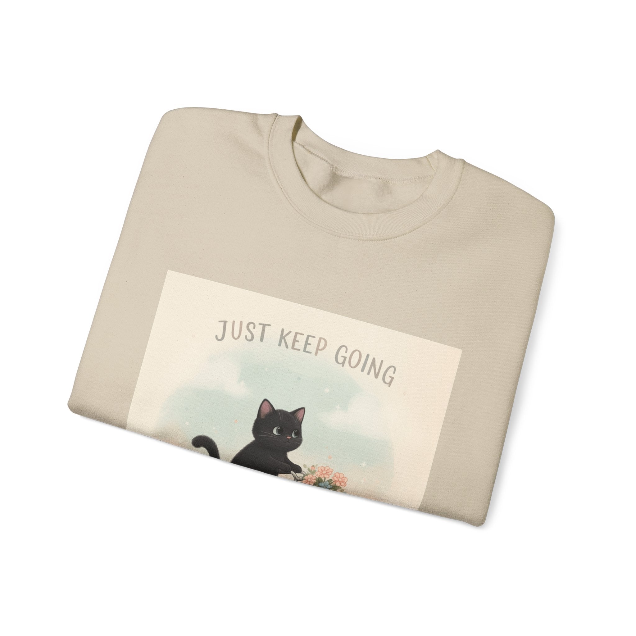"Design" Black Cat Crewneck | College Girl Gift | Fashion | KayKay Classics