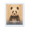 "Rise and Grind" Black Cat Canvas | College Girl Gift | Fashion | KayKay Classics