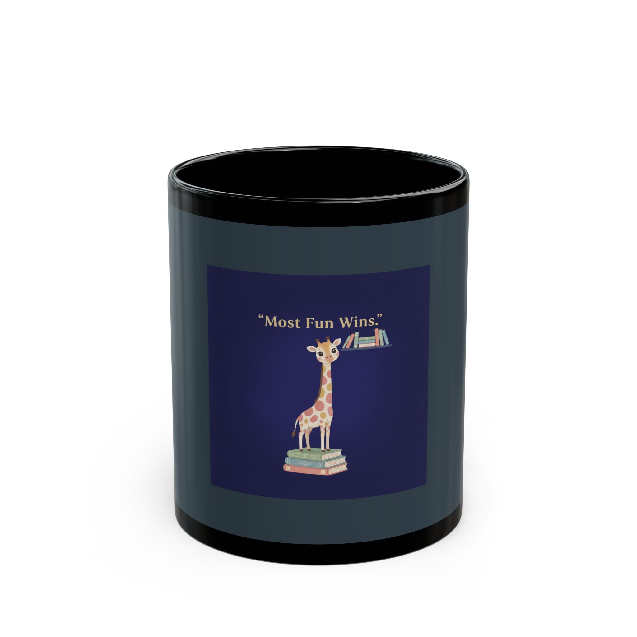 Giraffe Black Mug 11oz – Most Fun Wins