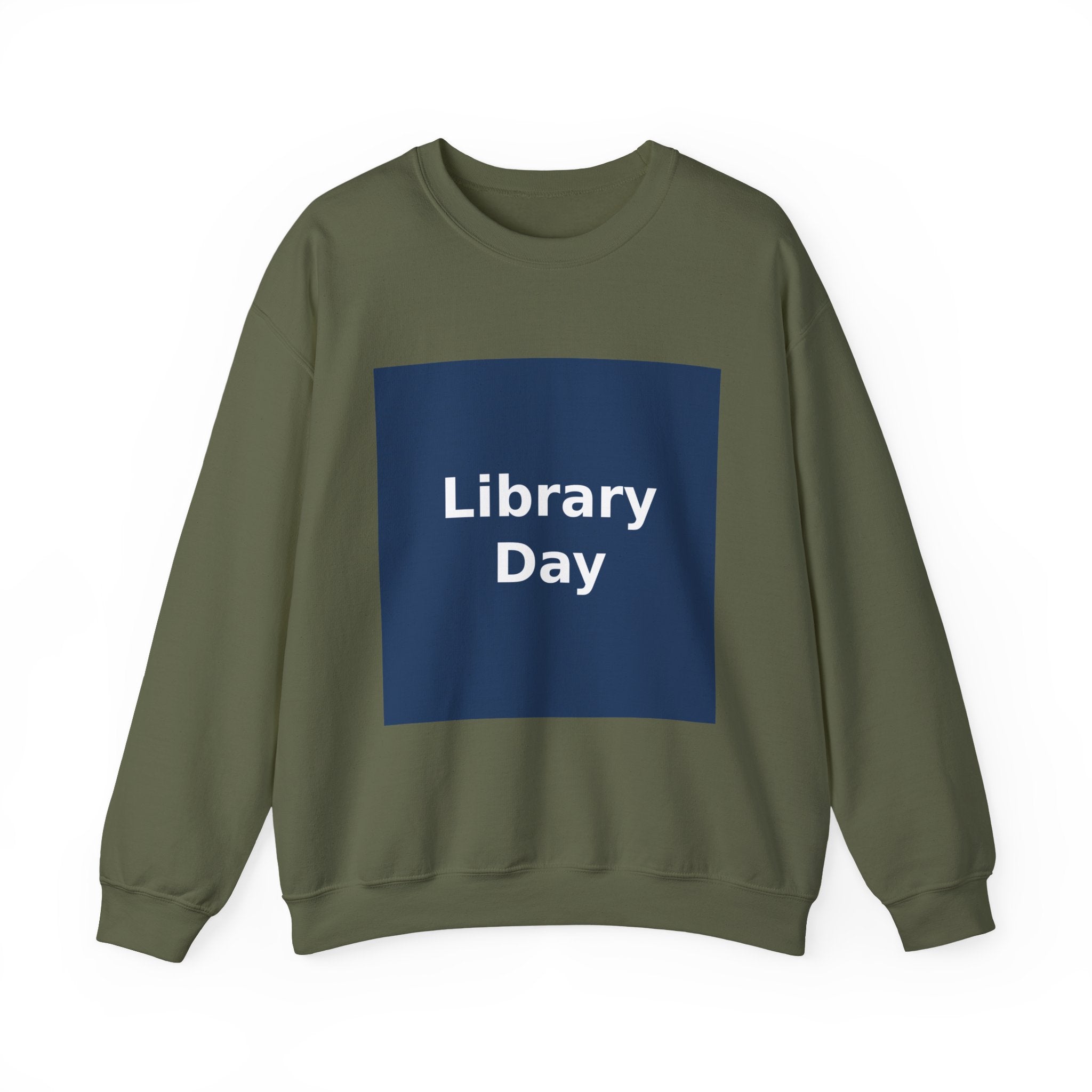"Library Day" Black Cat Crewneck | College Girl Gift | Fashion | KayKay Classics
