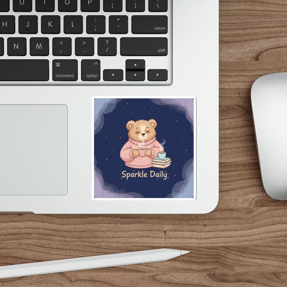 Bear Die-Cut Sticker – Sparkle Daily