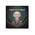Kawaii Jellyfish Kiss-Cut Sticker – Grow With Grace