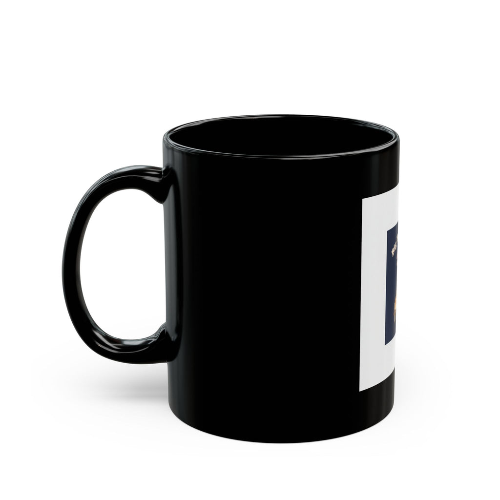 Bunny Black Mug 11oz – Big Brain Energy