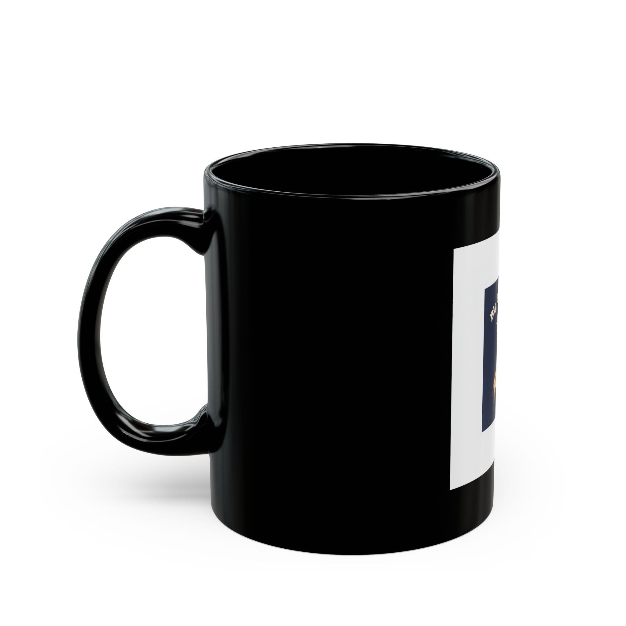 Bunny Black Mug 11oz – Big Brain Energy