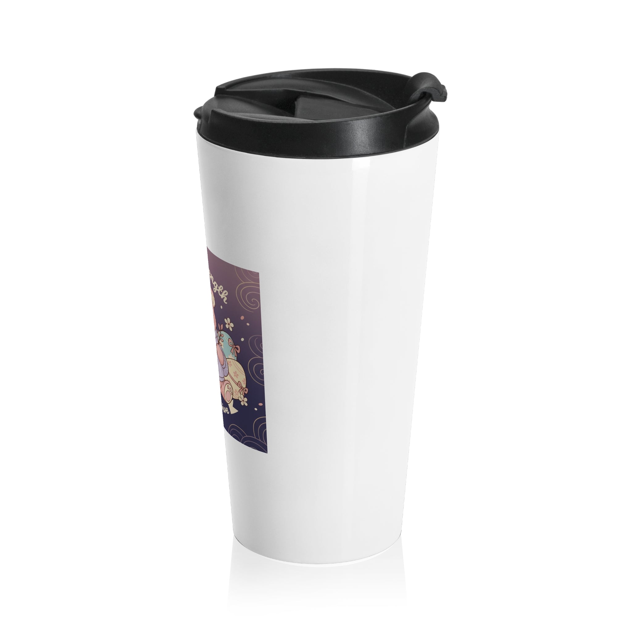 Bear Travel Mug – Gentle Strength Bloom Thrive