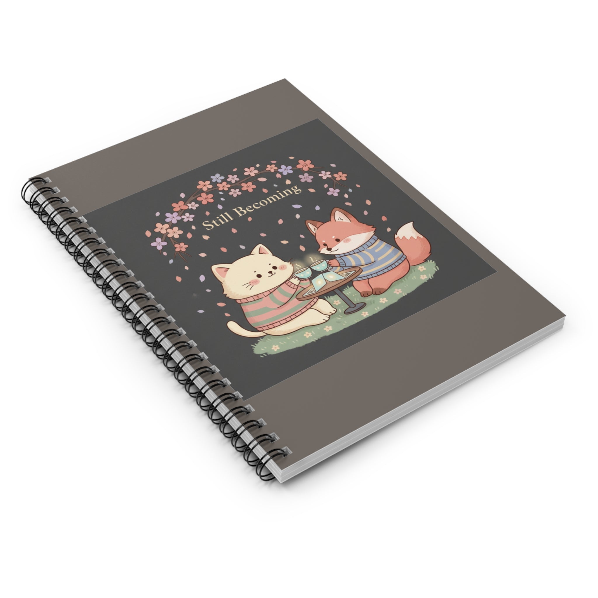 Cat Spiral Notebook – Still Becoming