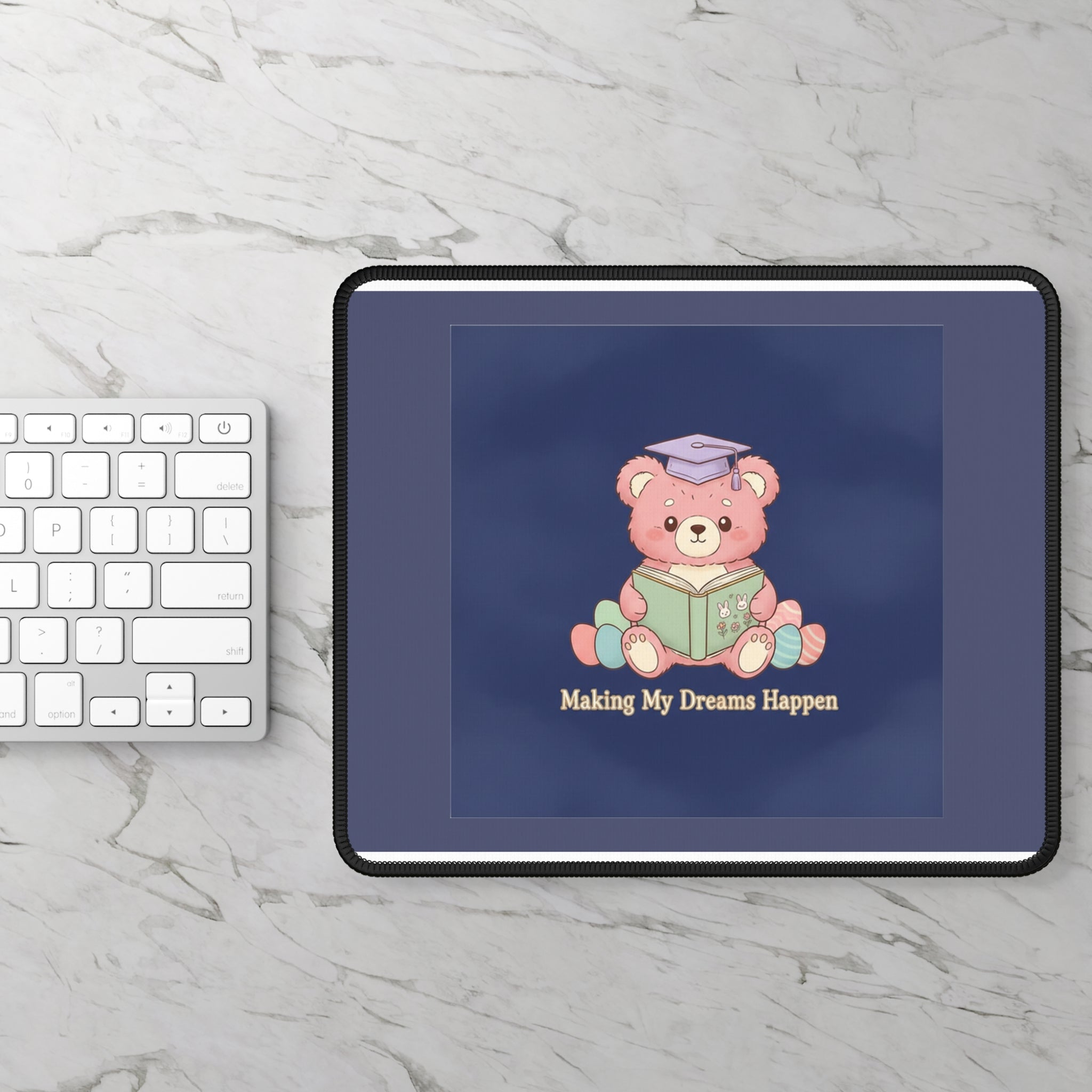 Bear Mouse Pad – Making My Dreams Happen