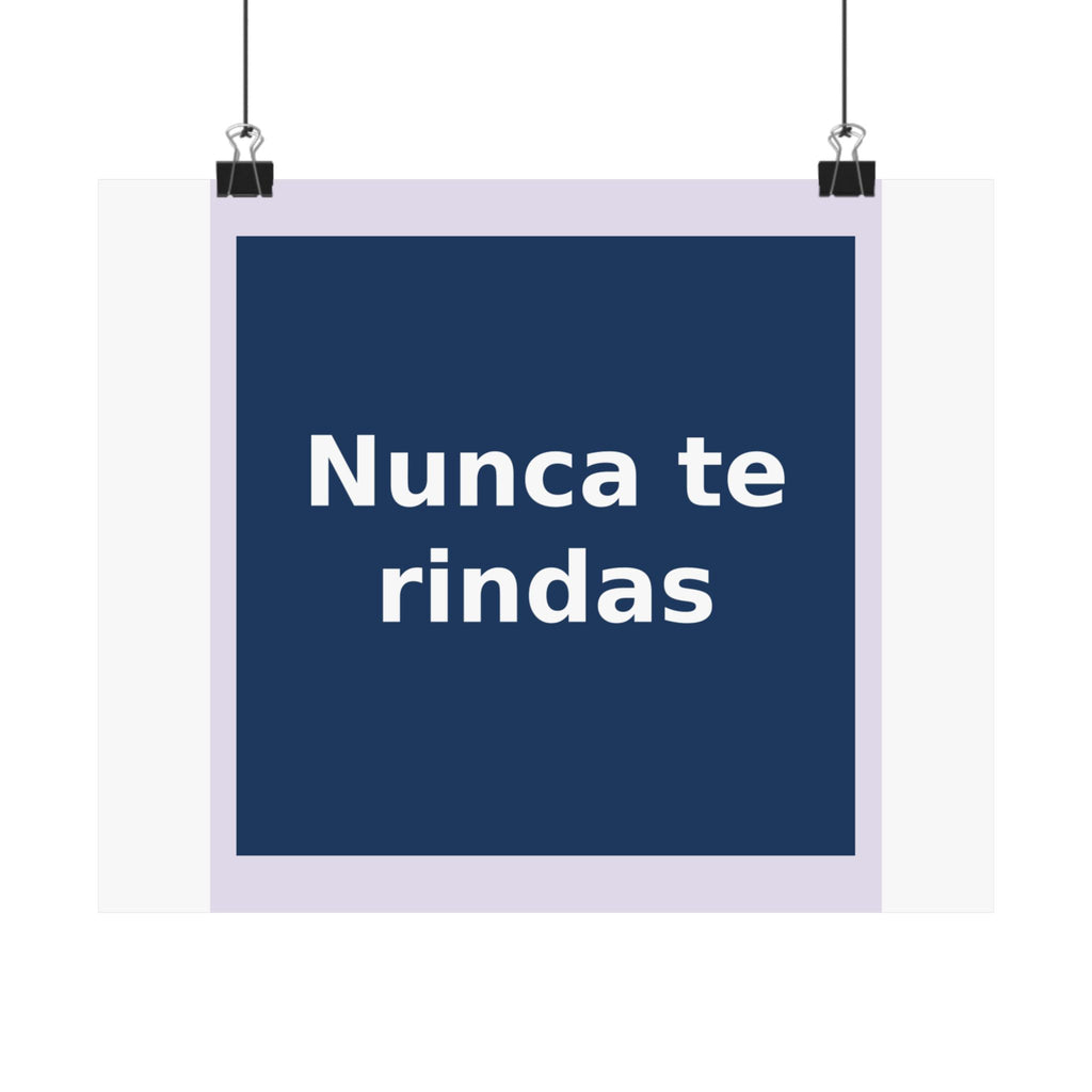 "Nunca te rindas" Black Cat Poster | College Girl Gift | Fashion | KayKay Classics