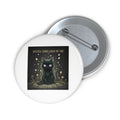 Black Cat Pin Button – Success Looks Good on You