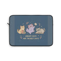 Cats With Glasses Laptop Sleeve – Library Days Are the Best Days