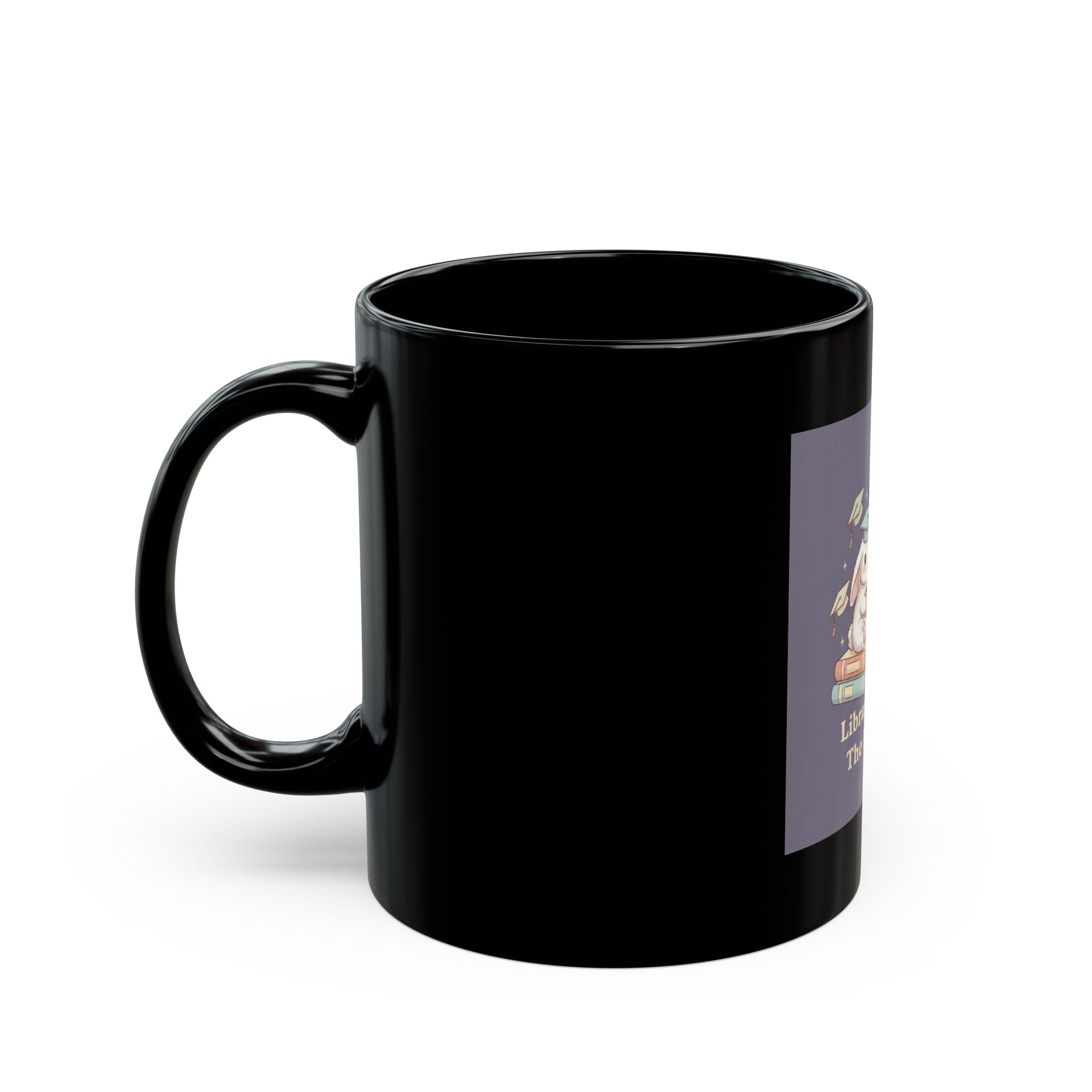 Bunny Black Mug 11oz – Liberty and Justice for All
