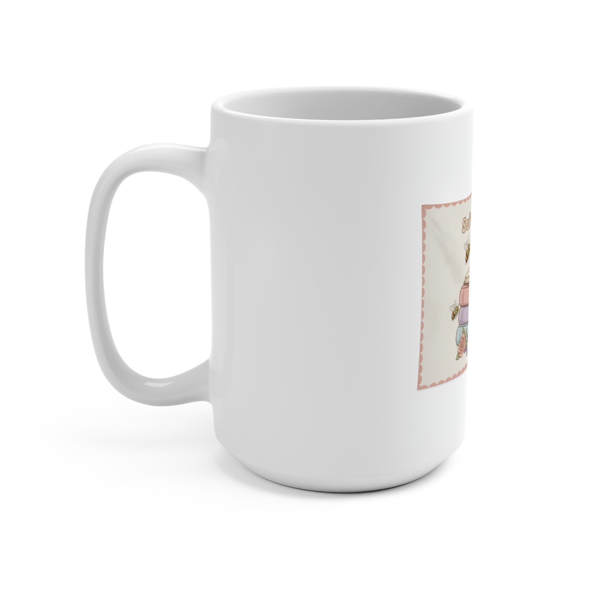 Soft Life Scholar Bee Mug 15oz