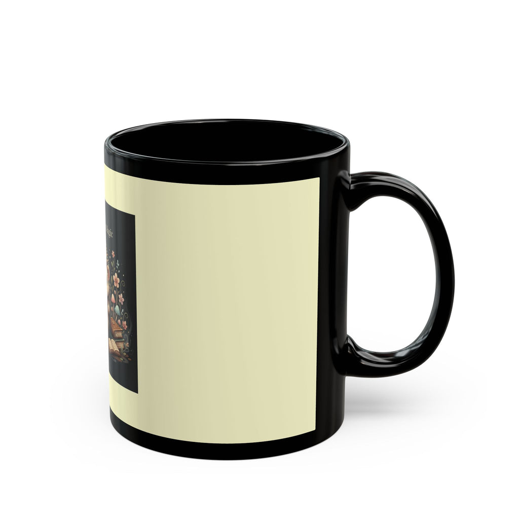 Hedgehog Black Mug 11oz – Believe in Your Magic